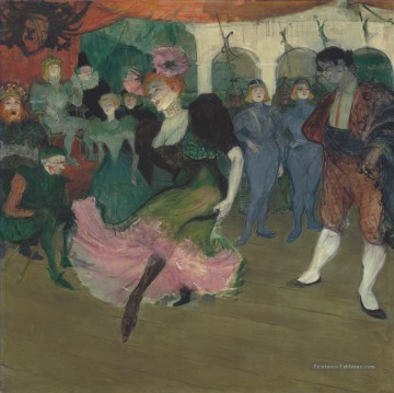 marcelle prêteur dansant au boléro de chilpéric 1895 Toulouse Lautrec Henri de Peinture décoratif